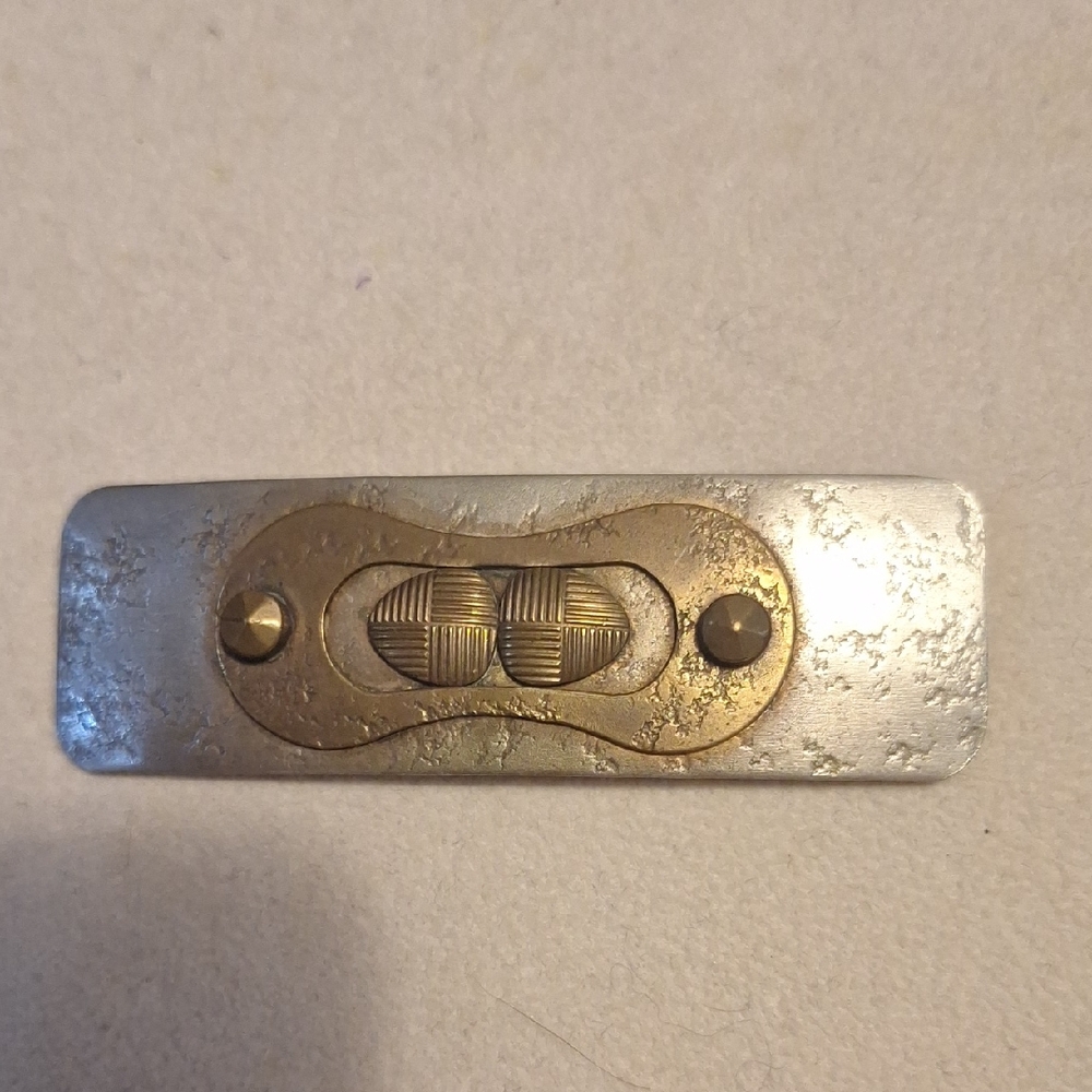 Silver and Gold Brooch